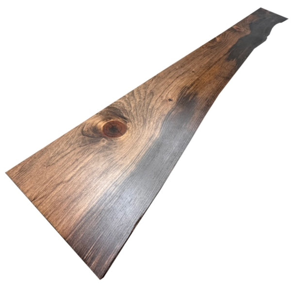 Live Edge Knotty Pine Mantel