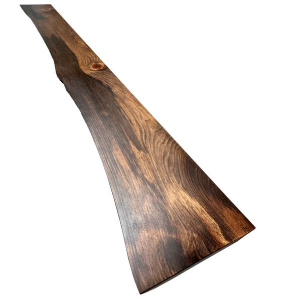 Live Edge Knotty Pine Mantel