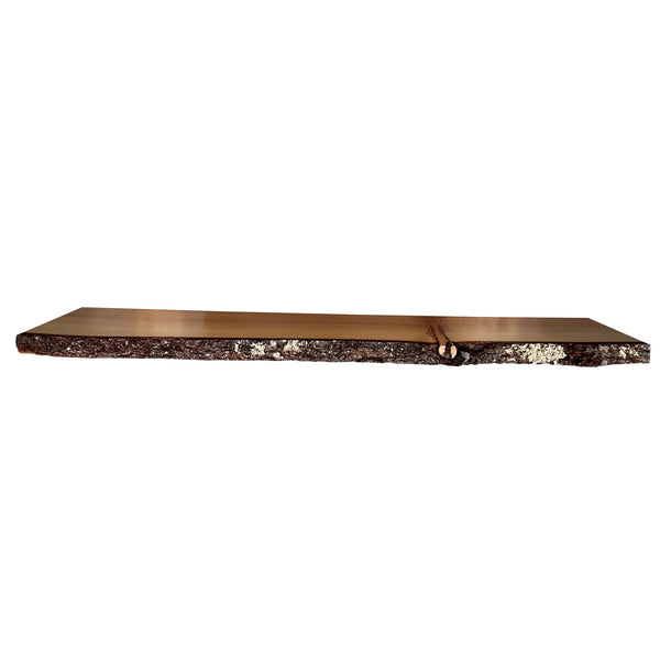 Live Edge Knotty Pine Shelves - Set of 2