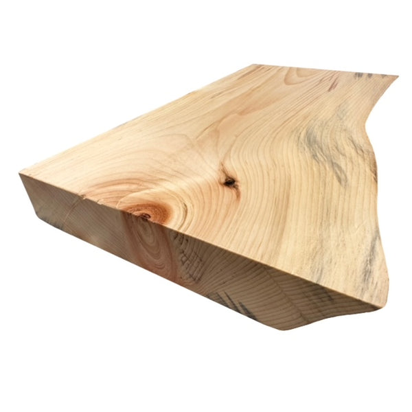 Live Edge Knotty Pine Shelf