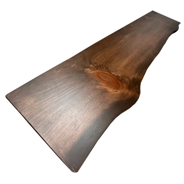 Live Edge Knotty Pine Shelf