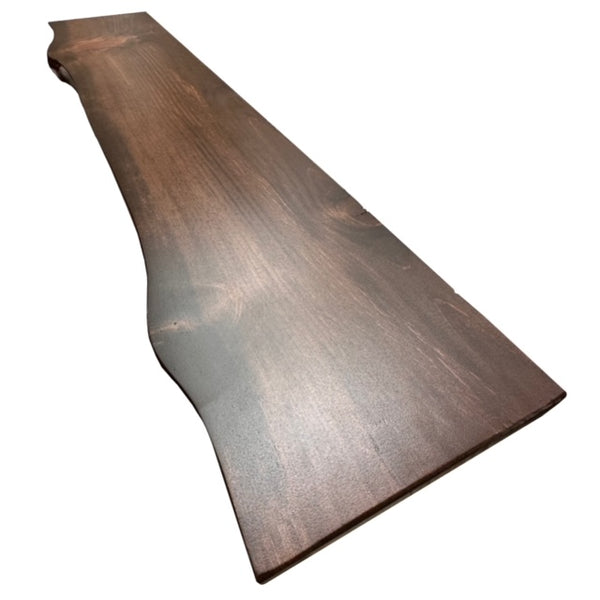 Live Edge Knotty Pine Shelf