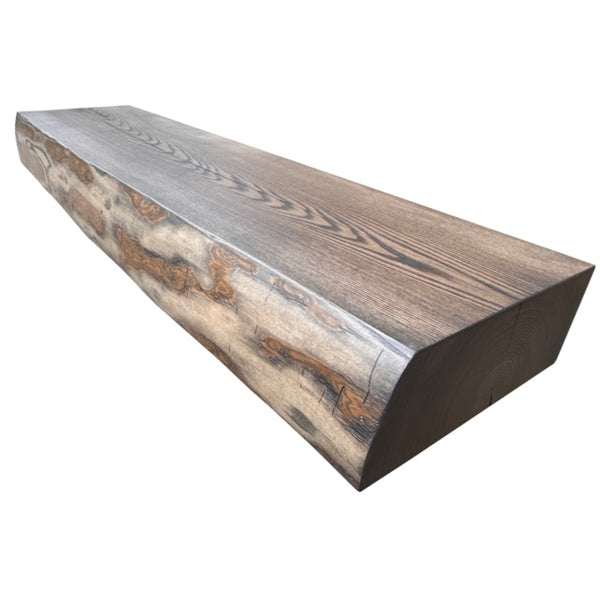 Live Edge Ash Mantel