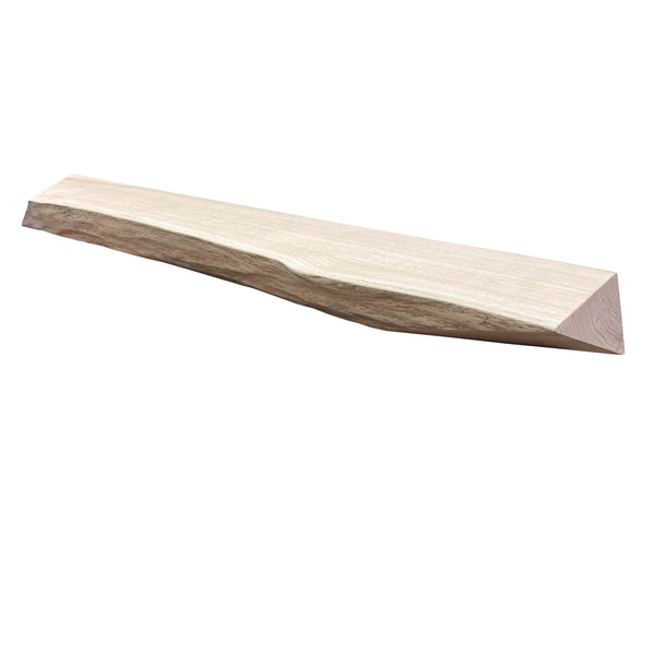 Unfinished Live Edge Oak Shelf