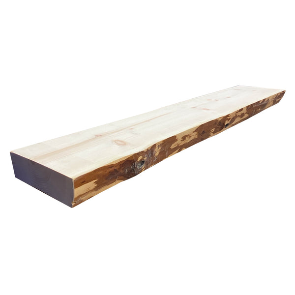Unfinished Live Edge Pine Shelf