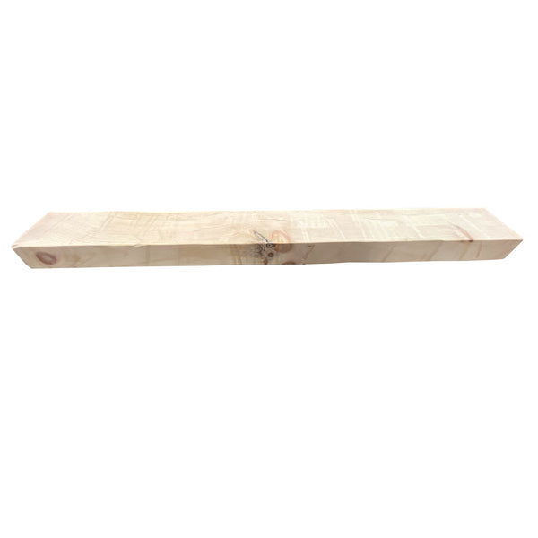 Unfinished Hand Hewn Pine Shelf