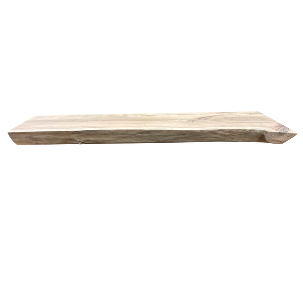 Unfinished Live Edge Oak Shelf