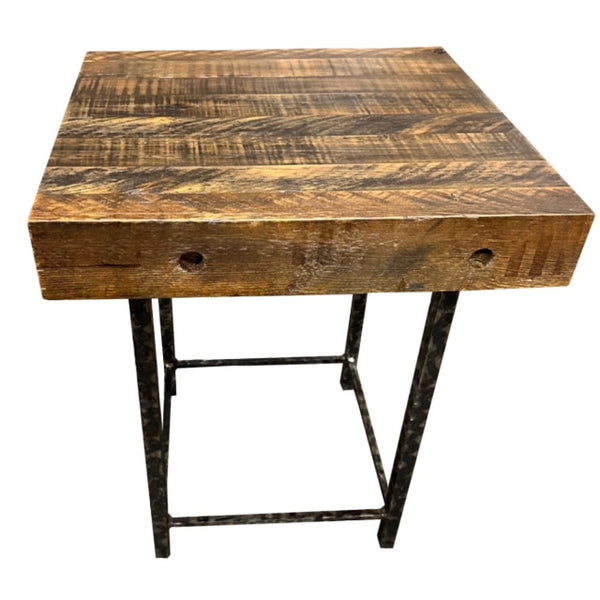 Reclaimed Hemlock End Table
