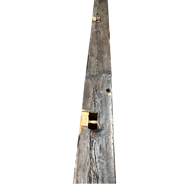 Charred Reclaimed Timber Mantel
