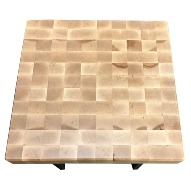 End Grain Maple End Table Set Enterprise Wood Products Inc