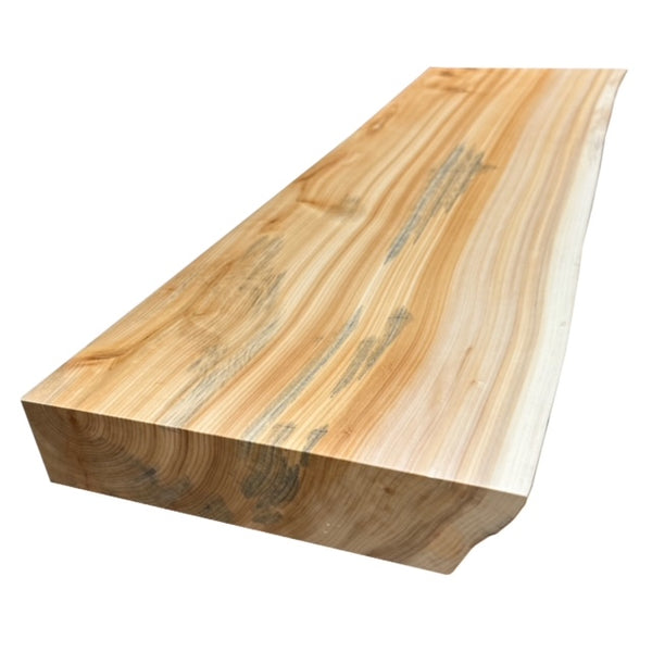 Live Edge White Cedar Shelf