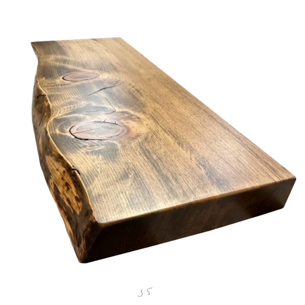 Live Edge Pine Shelf