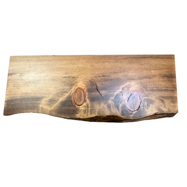 Live Edge Pine Shelf
