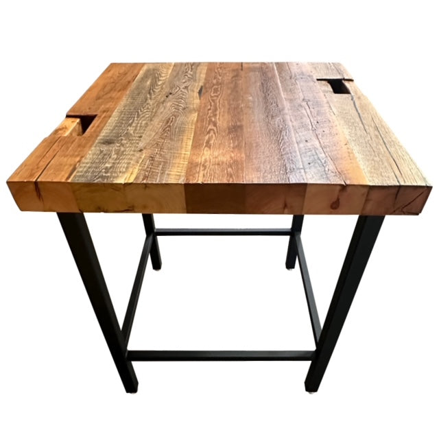 Reclaimed Timber Pub Table – Enterprise Wood Products Inc